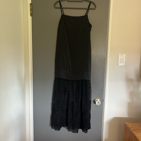 Sea New York Noa Satin Slip Midi dress fits size 0-2 - Picture 3 of 5
